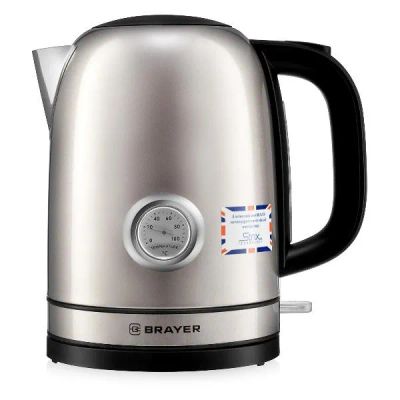 Лот: 24435003. Фото: 1. Электрический чайник Brayer BR1050. Чайники, кофемашины, кулеры