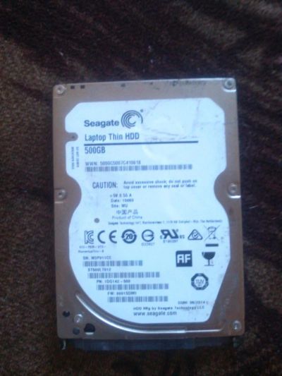 Лот: 8170527. Фото: 1. Жесткий диск seagate 500 gb. Жёсткие диски