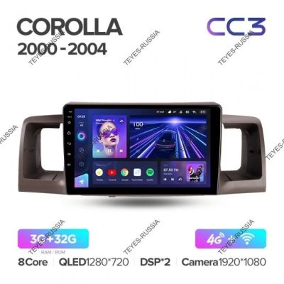 Лот: 20831051. Фото: 1. Магнитола Teyes CC3 Toyota Corolla... Автомагнитолы