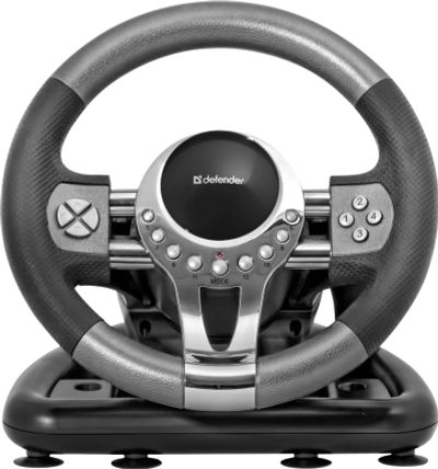 Лот: 6654433. Фото: 1. Руль Defender Forsage GTR USB. Рули, джойстики
