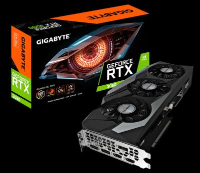 Лот: 17989268. Фото: 1. Видеокарта gigabyte geforce RTX... Видеокарты