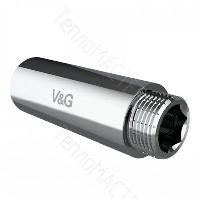 Лот: 25038503. Фото: 1. V&G Удлинитель 3/4" длина-60мм... Фитинги, подводка