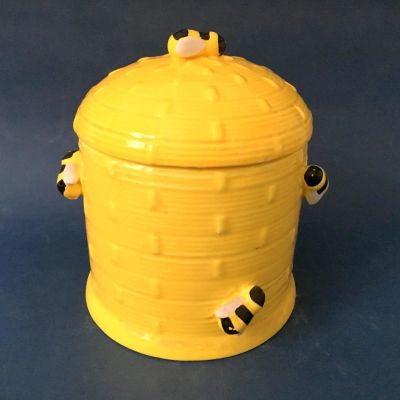 Лот: 6647872. Фото: 1. 🐝 Банка керамическая большая... Предметы сервировки
