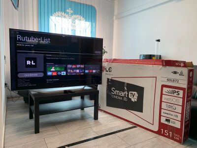 Лот: 16499895. Фото: 1. Телевизор LG 60LB720V 60 " T2-тюнер... Телевизоры