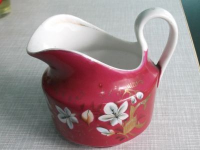Лот: 19468043. Фото: 1. Сливочник молочник фарфор роспись... Фарфор, керамика
