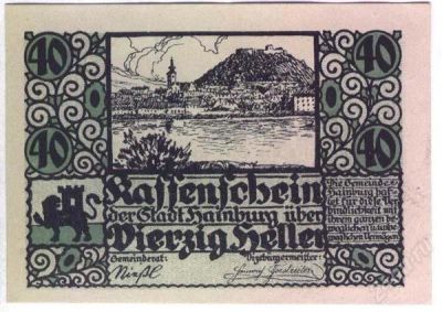 Лот: 1419734. Фото: 1. Австрия. Нотгельд. 40 геллер 1920г... Германия и Австрия