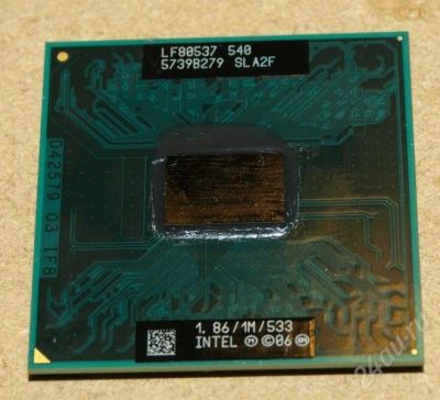 Лот: 196013. Фото: 1. Процессор Intel Celeron M 540... Процессоры