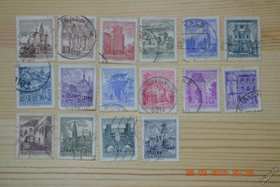 Лот: 5722586. Фото: 1. Марки Австрии 1959-1970гг. Здания. Марки