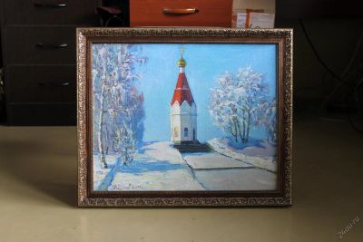 Лот: 5638620. Фото: 1. картина "Часовня Параскевы Пятницы... Картины, рисунки