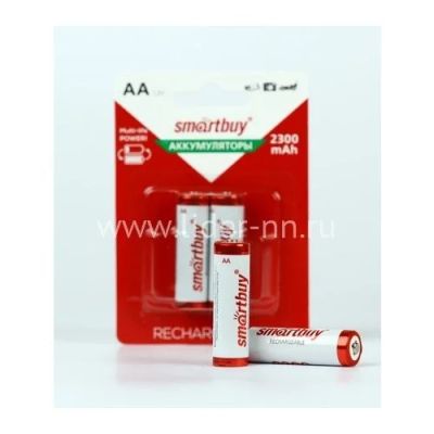 Лот: 12887795. Фото: 1. Аккумулятор Smartbuy AA 2300mAh... Батарейки, аккумуляторы, элементы питания