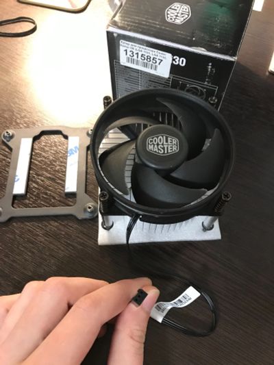 Лот: 17027132. Фото: 1. Кулер Cooler Master i30 (LGA 1151... Системы охлаждения