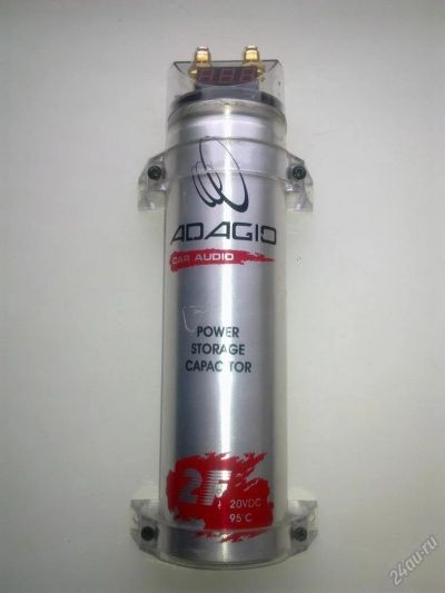 Лот: 3839161. Фото: 1. Конденсатор Adagio 2F. Аксессуары для автозвука