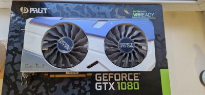 Лот: 20615663. Фото: 1. Palit GTX 1080 GameRock. Видеокарты