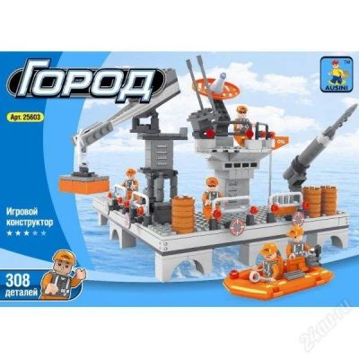 Лот: 2433400. Фото: 1. Конструктор Город "Буровая вышка... Конструкторы