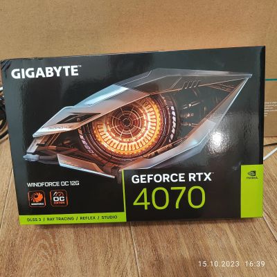 Лот: 20578305. Фото: 1. Видеокарта rtx 4070 новая еще... Видеокарты