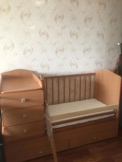 Лот: 9185076. Фото: 1. Детская кроватка трансформер. Детские кровати и кроватки