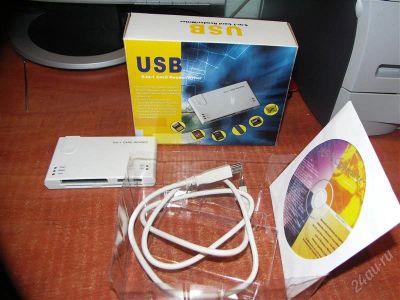 Лот: 2799375. Фото: 1. USB карт ридер не рабочий. Другое (сетевые устройства)