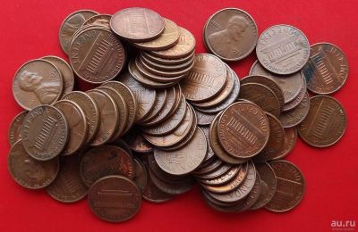 Лот: 1792941. Фото: 1. (№1648) одноцентовые монеты (1960-1979... Америка