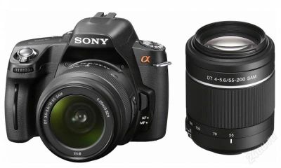 Лот: 1360703. Фото: 1. sony alpha slt-a55 kit 18-55... Цифровые зеркальные