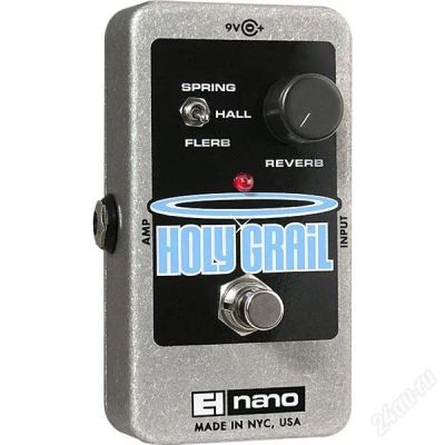 Лот: 2667230. Фото: 1. EH Holy Grail Nano Reverb. Гитарные эффекты и комбоусилители