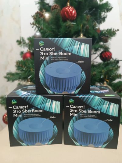 Лот: 24928155. Фото: 1. Умная колонка Sberboom mini. Умные колонки