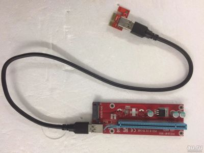 Лот: 10591784. Фото: 1. Riser ver. 007S SATA USB 3.0 PCI-E... Платы расширения, контроллеры, доп. порты