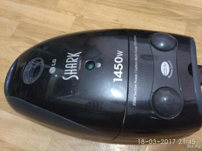 Лот: 9284069. Фото: 1. Пылесос LG V-5155 HTV(Shark) мешковой... Пылесосы, паровые швабры
