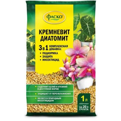Лот: 25255176. Фото: 1. Кремневит 1 л, Фаско, Цветочное... Удобрения, химия