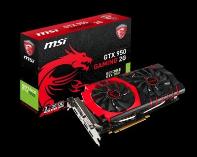 Лот: 8791152. Фото: 1. Msi gtx 950 gaming 2g. Видеокарты
