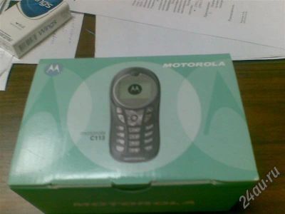 Лот: 263637. Фото: 1. motorola с 113 новая в коробке... Кнопочные мобильные телефоны