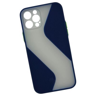 Лот: 25233978. Фото: 1. Чехол iPhone 12 Pro ZigZag (синий... Чехлы, бамперы