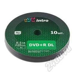 Лот: 7619353. Фото: 1. DVD+R DL INTRO DoubleLayer Двухслойные... CD, DVD, BluRay
