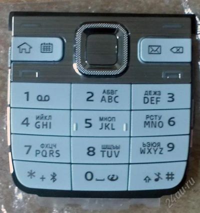 Лот: 1947270. Фото: 1. Клавиатура для Nokia E52 белая. Корпуса, клавиатуры, кнопки