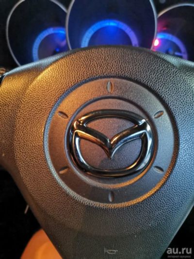 Лот: 13978320. Фото: 1. значок мазда на руль mazda. Чехлы, коврики, оплетки руля