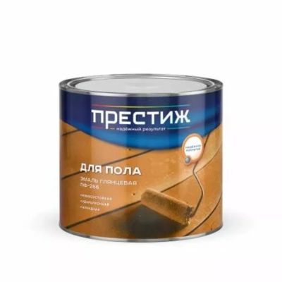 Лот: 24085419. Фото: 1. Эмаль Престиж, ПФ-266, алкидная... Краски, лаки, растворитель