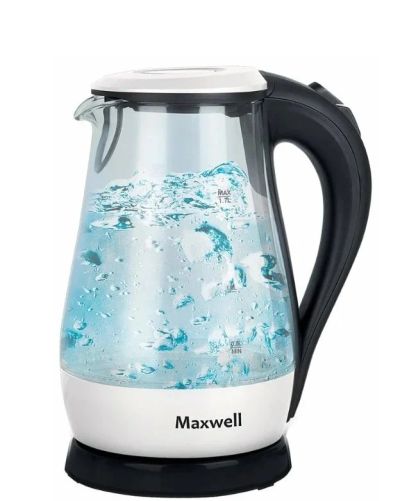 Лот: 15046985. Фото: 1. Чайник maxwell mw-1070w. Чайники, кофемашины, кулеры