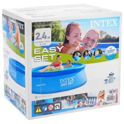 Лот: 20671856. Фото: 1. Бассейн Intex Easy Set 244x76... Бассейны, аксессуары и комплектующие