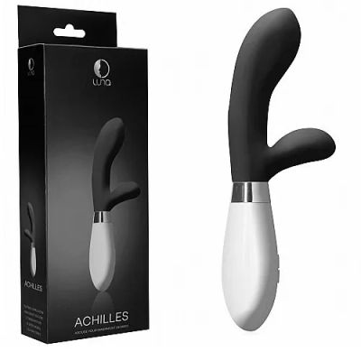 Лот: 22057029. Фото: 1. Вибратор кролик Achilles, черный... Игрушки