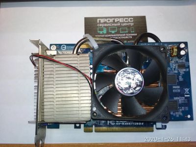 Лот: 15389684. Фото: 1. Видеокарта Gigabyte GV-NX66T256DE... Видеокарты