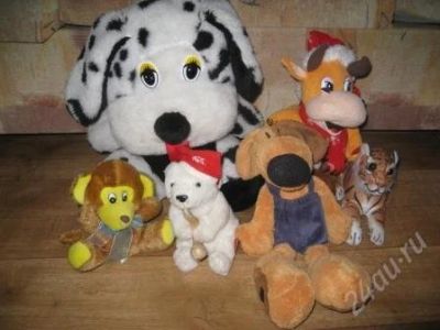 Лот: 951218. Фото: 1. Игрушки мягкие одним лотом. Мягкие