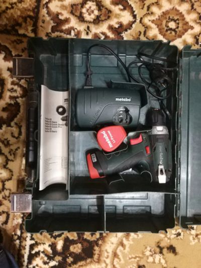Лот: 14858665. Фото: 1. Дрель-шуруповерт Metabo PowerMaxx... Электроинструмент