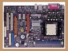 Лот: 1805852. Фото: 1. Athlon 3000 + ecs k8t890-a + 1GB... Материнские платы