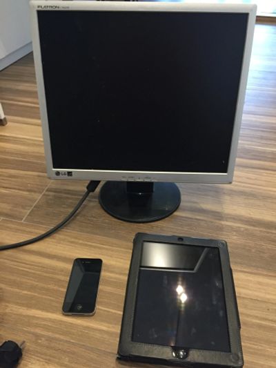 Лот: 11666163. Фото: 1. Монитор LG 19 ", айфон 4s , айпад... ЖК-мониторы
