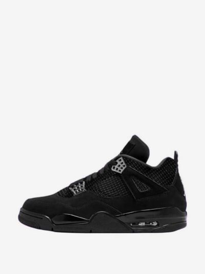 Лот: 25642377. Фото: 1. Кроссовки Jordan 4 Retro, Черный. Другое (одежда, обувь, галантерея)