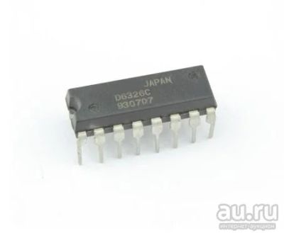 Лот: 16393891. Фото: 1. UPD6326C Octal 6-bit D/A Converter. Микросхемы
