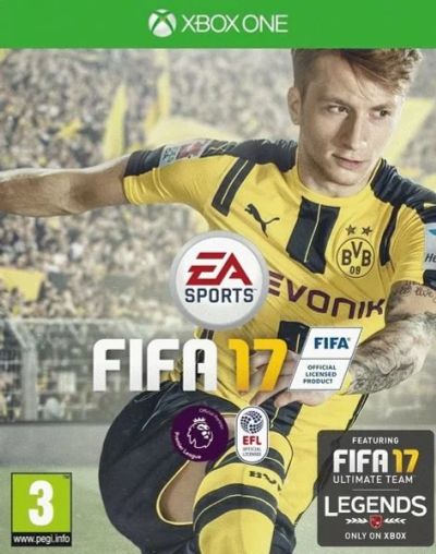 Лот: 13350650. Фото: 1. FIFA 17 [Xbox One, русская версия... Игры для консолей
