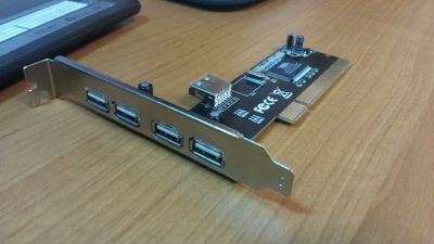 Лот: 9005915. Фото: 1. USB PCI Контроллер 2.0. Платы расширения, контроллеры, доп. порты