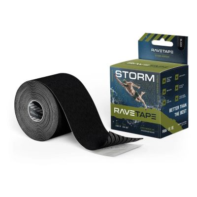 Лот: 24661867. Фото: 1. Кинезио тейп RaveTape Storm, 5... Ортопедические изделия