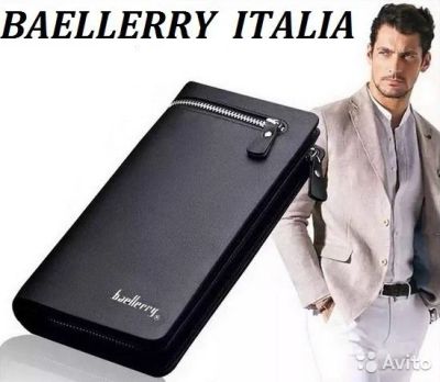 Лот: 6345622. Фото: 1. Портмоне Baellerry Italia (Кожа... Бумажники, кошельки, портмоне