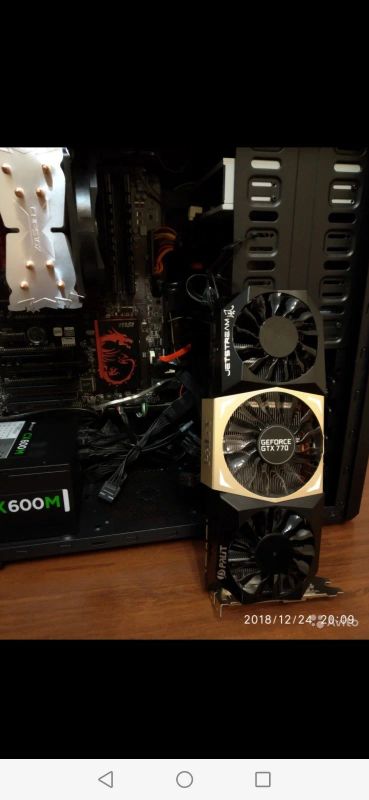 Лот: 16208962. Фото: 1. Видеокарта gtx 770 4gb. Видеокарты